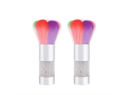 VYLARA Pincéis Coloridos Para Nail Art, Cerdas Macias De Nylon, Removedor De Strass, Limpador De Pó Para Acrílico E Gel Uv, Ferramenta Portátil Para Manicure