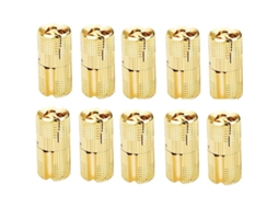 Bisagras ocultas de latão 10mm, mini bisagras cilíndricas para caixas de joias e móveis S/MARCA