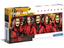 Puzzle 2D CLEMENTONI La Casa de Papel (Idade Mínima: 10 - 1000 Peças)