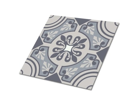 Vinil adesivo decorativo Espelharte (9 pcs 30x30 cm - Cinzento, Climas do Leste)