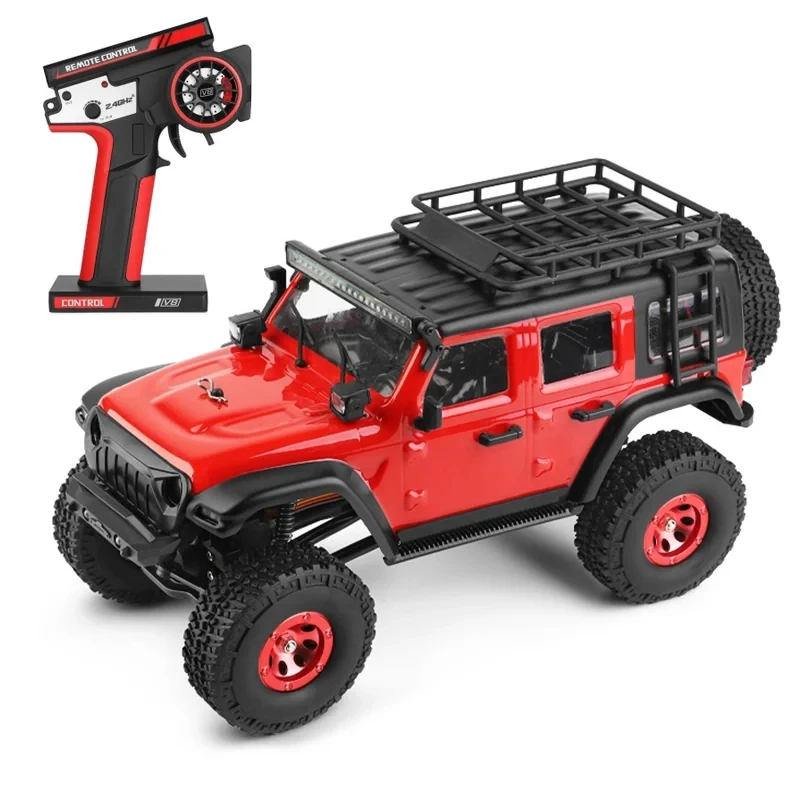 (vermelho) Carro Rc 1:24 2.4g Com Luzes Led