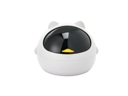 Lixo de mesa mini com tampa estilo elegante para cozinha escritório residência