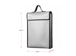 Bolsa De Documentos Ignífuga E Impermeável Material De Silicone Resistente Ao Calor 1200℃ Capacidade Grande Para Arquivos Dinheiro Passaporte Tablet