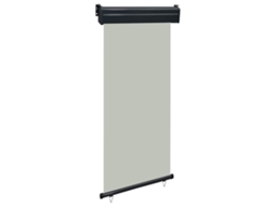 Vidaxl Toldo Lateral Para Varanda 100x250 Cm Cinzento