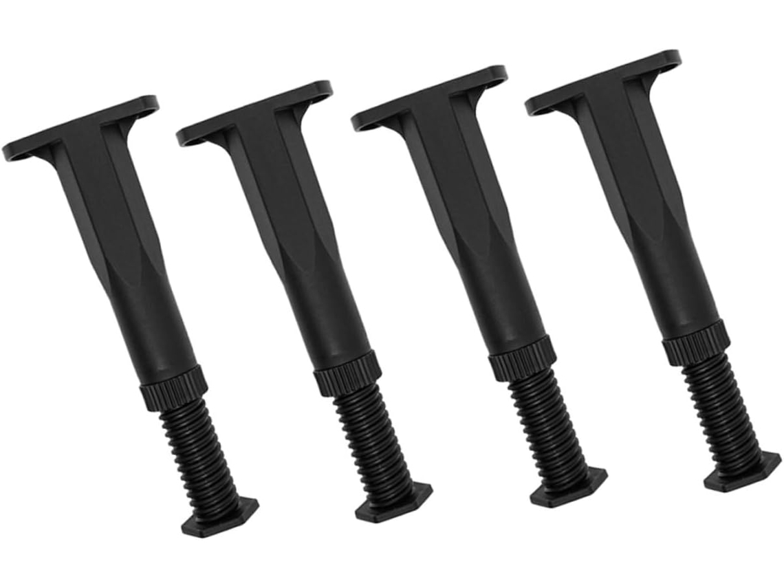 Ultechnovo Conjunto De 4 Pés Apoio Ajustáveis Para Estrutura Cama, Para Substituição Do Suporte Central Da Estrutura