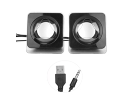 RECON Alto Falante Mesa Mali USB Subwoofer com Led para PS4, PC, Laptop