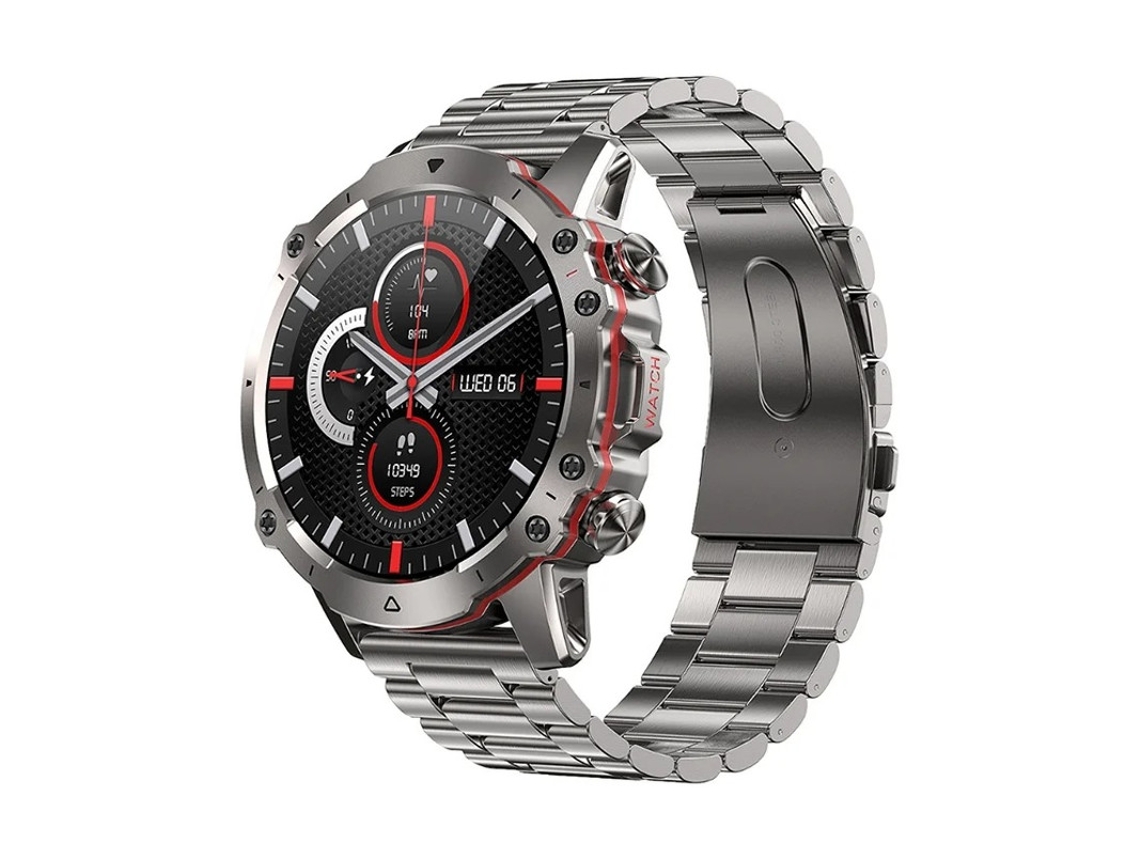 Smartwatch com chamada Bluetooth, tela de 1,43 polegadas, monitoramento de frequência cardíaca e pressão arterial e vários modos esportivos Bestvite