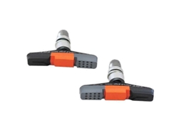 Pastilhas de Freio para Bicicleta, 55mm, Preto e Laranja, para 14-20 polegadas | S/MARCA
