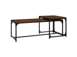 Coffee Table, Coffee Tables Vidaxl Marrom Madeira Processada (n/a)