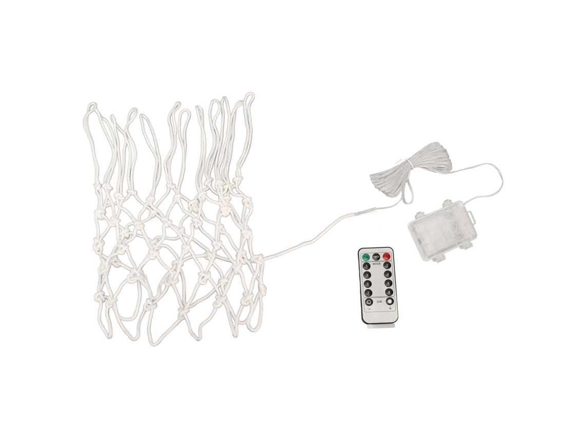 Cesta de basquete LED ajustável com controle remoto e fita de luz para uso noturno externo.