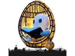 Luminária De Leitura Fantasma Com Led Que Muda Cor, Adorável E
