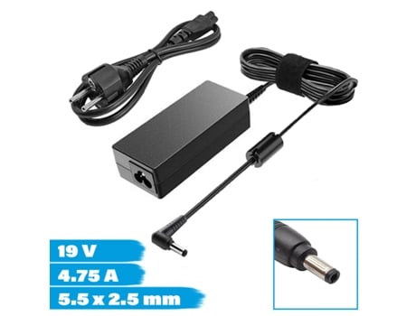 Carregador Para Asus 5.5X2.5Mm 19V 4.75A 90W