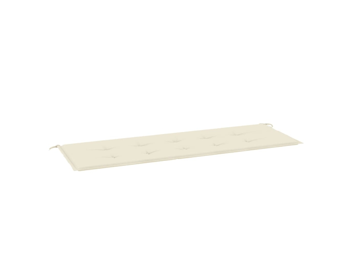 Garden Bench Cushion, Garden Bench Cushions Vidaxl Creme Tecido (150 X 50 X 3 Cm)