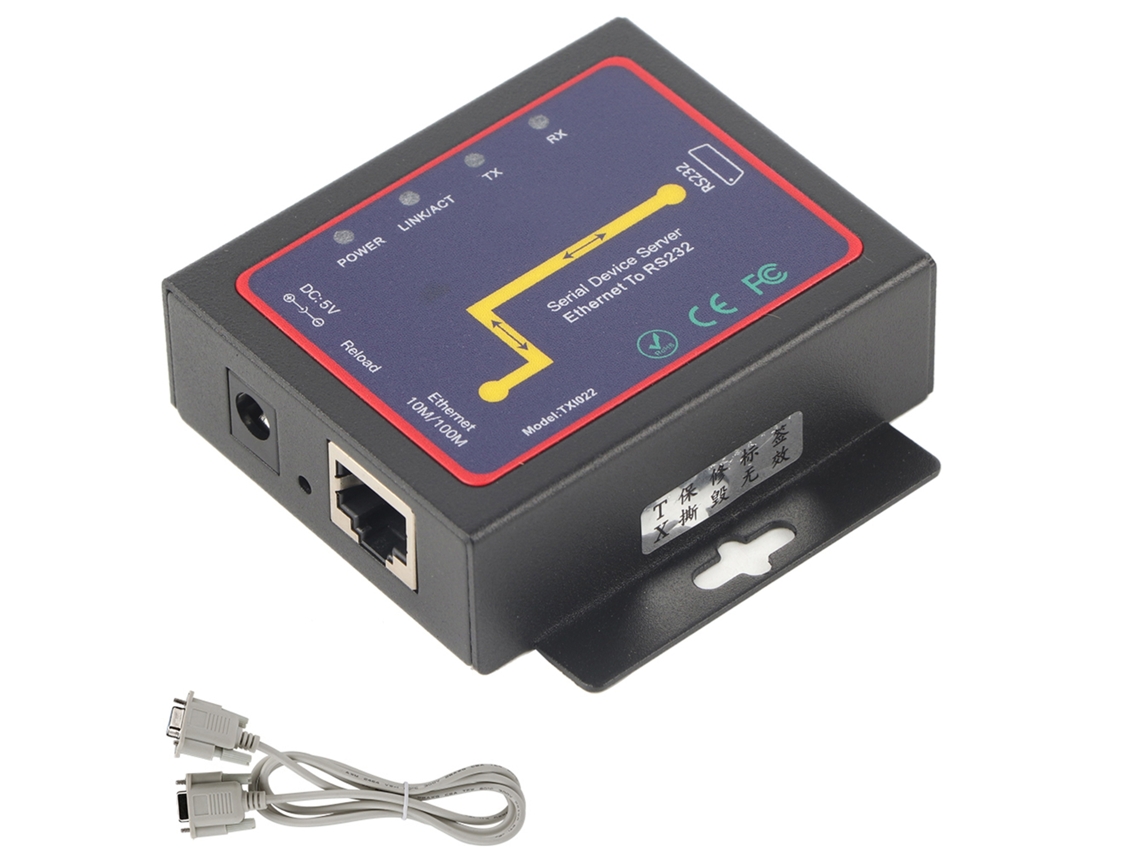 Conversor de Servidor Serial RS232 a TCP/IP com RJ45, Hardware de Rede para Computadores Marca