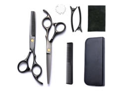 Kit De Tesoura De Corte Cabelo, 8pcs Ferramenta Profissional Para Corte De Cabelo, Para Cabeleireiros E Uso Doméstico Cuich