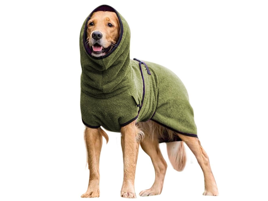 Suéter Grosso Para Cachorro Com Capuz