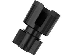 Extensor De Porta-copos Para Carro Em Abs Preto Com Base Antiderrapante.