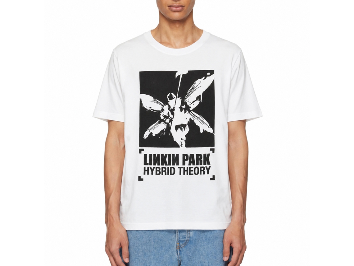 Linkin Park Soldier Hybrid Theory T-shirt White Unisex Adults Size:xl