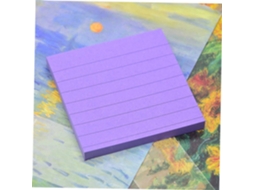Bloc Notes Adhésifs Papier Lignés Couleurs Assorties Fluorescentes E Kraft Autocolantes Para Bureau École Et