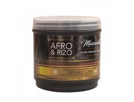 AFRO AND RIZO Máscara Capilar com Cacau e Karité 236 Ml