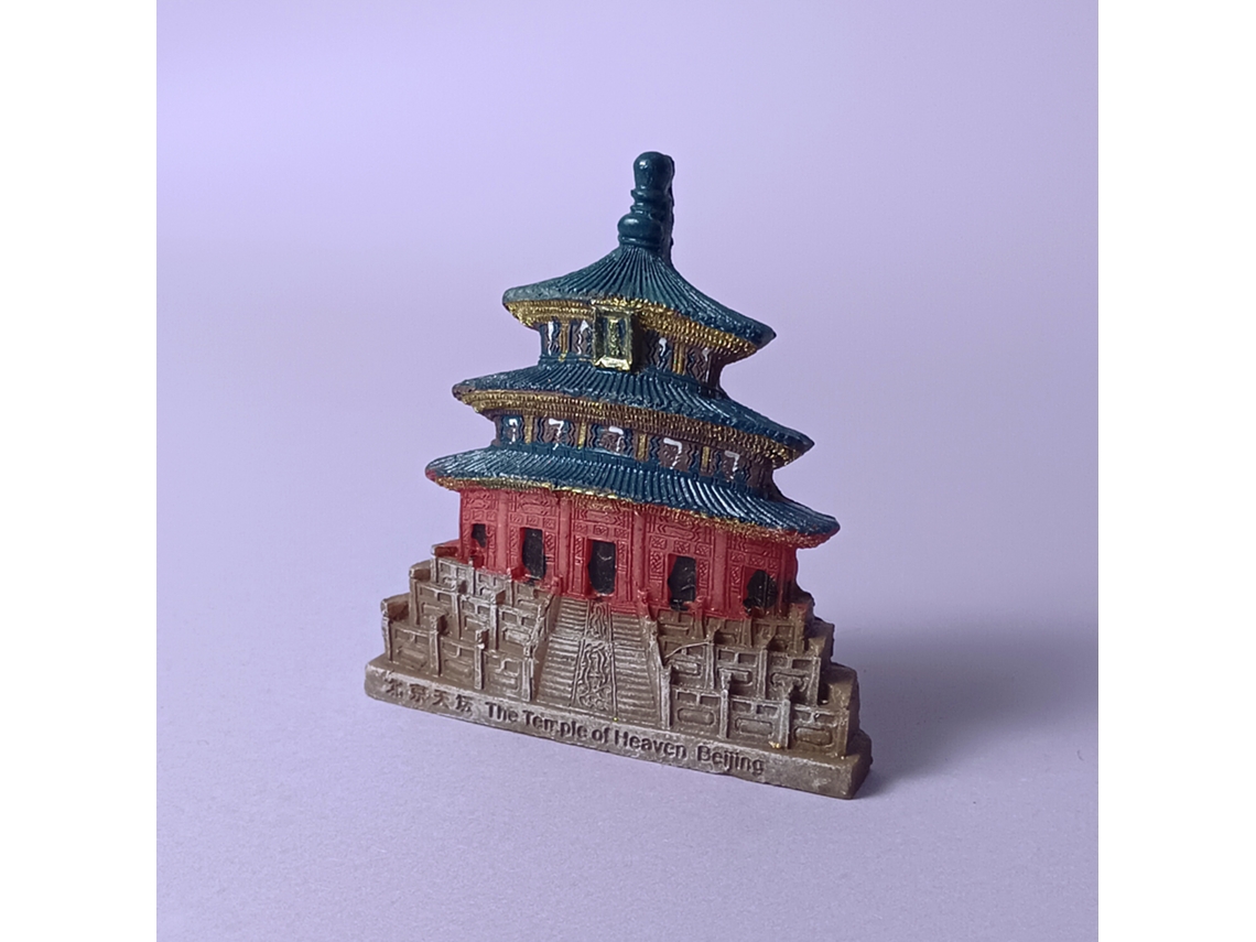 Ímãs De Geladeira 3d Com Pontos Turísticos De Pequim: Grande Muralha, Cidade Proibida, Templo Do Céu.