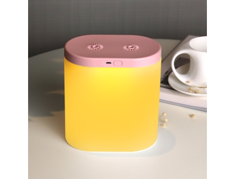 Umidificador de Luz Noturna TRUMTW W-1 Umidificador de Spray Duplo-Modelo Recarregável Rosa 1200 Mah