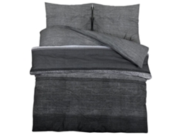 Duvet Cover Set, Duvet Cover Sets Vidaxl Cinzeto Algodão (260 X 220 Cm + 50 X 75 Cm)