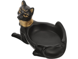 Bandeja Multifuncional Nuobesty Em Resina, Formato De Gato Egípcio, Para Guardar Joias.