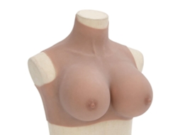 Vidaxl Peitoral De Silicone Bronzeado Copa H