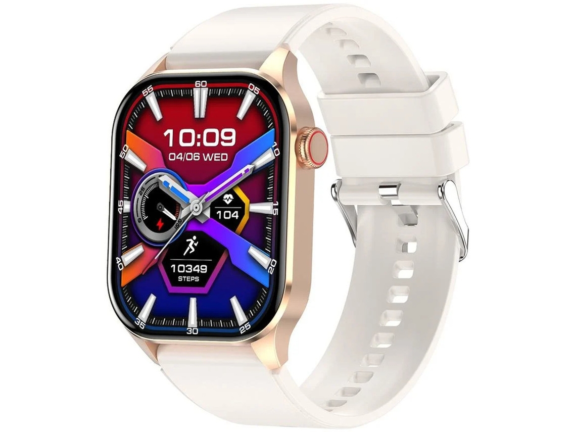 Smartwatch 2.04 Polegadas Monitoramento de Oxigênio Verdadeiro Sem Sangramento por Infravermelho Tela Amoled Monitoramento de Saúde À Prova Dágua Bestvite