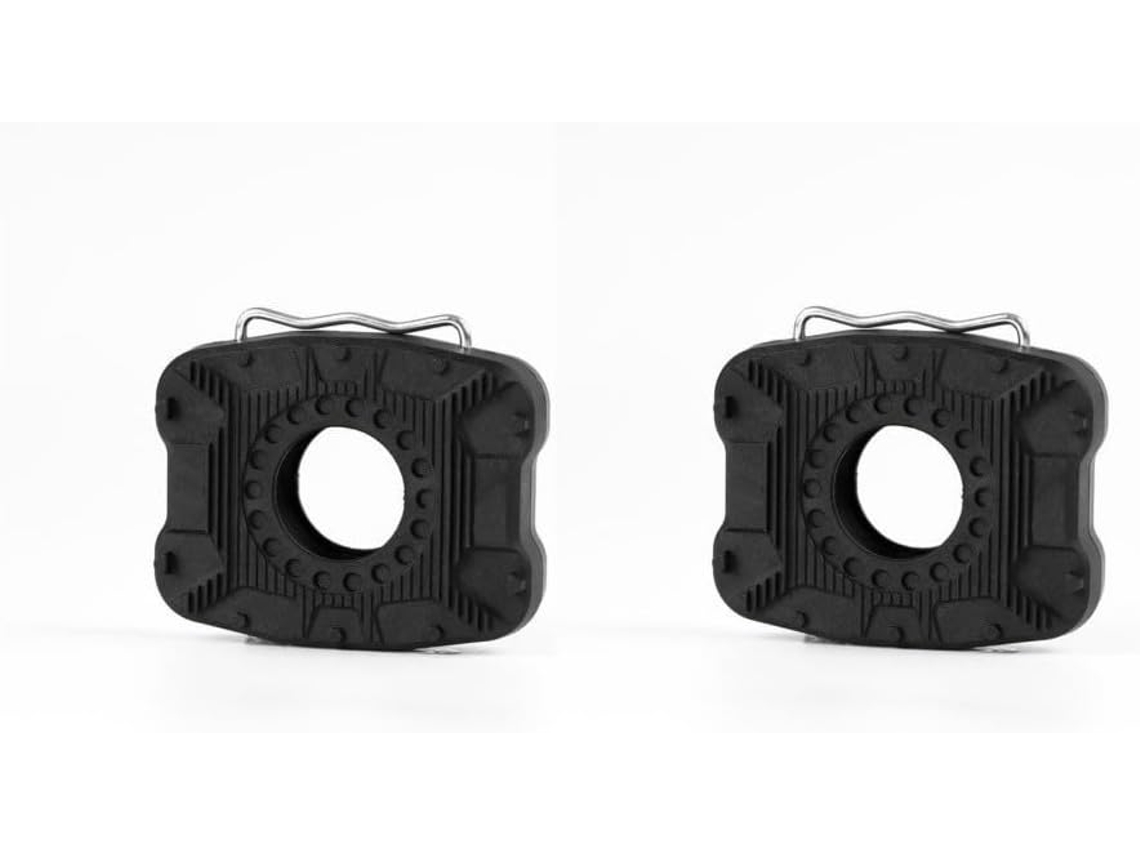 Adaptadores de pedal em nylon e liga metálica para Wahoo Tacos.