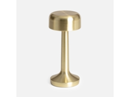 Lâmpada De Mesa Interior Led Em Metal Dourado, Ouro Sweeek