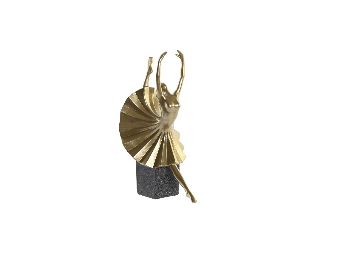 Figura Decorativa DKD HOME DECOR Resina Preto (20 x 16 x 33,5 Cm)