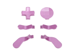 6 peças de reposição: palancas e travessas metálicas para mando Elite Series 2, cor roxo claro MARCA