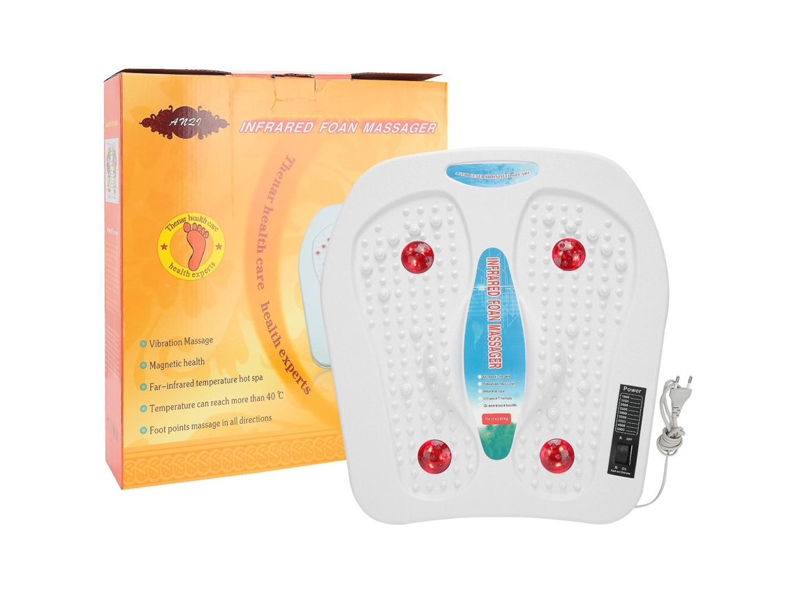 Massageador De Pés Inteligente Para Alívio Da Fadiga Com Terapia Térmica Infravermelha. Relaxante Par A Os Pés. Plugue Ue 220v.