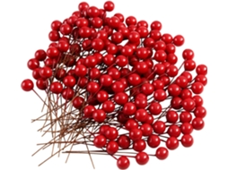 150 Piezas Baies De Houx Artificielles Pour Decoraciones Guirlande Faisant Des Fournitures Decoración De Fiesta De Navidad
