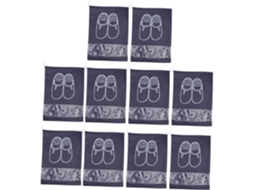 Conjunto De 10 Peças De Capas Protetoras Contra Poeira Para Sapatos, Leves E Reutilizáveis, Ideais Para Viagens.