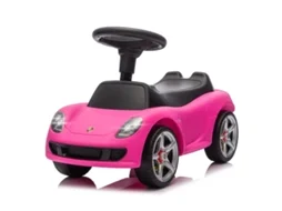Carrito Montable Para Bebe 2-em-1 - Porsche Carrera Gt - 1 A 3 Anos - Rosa