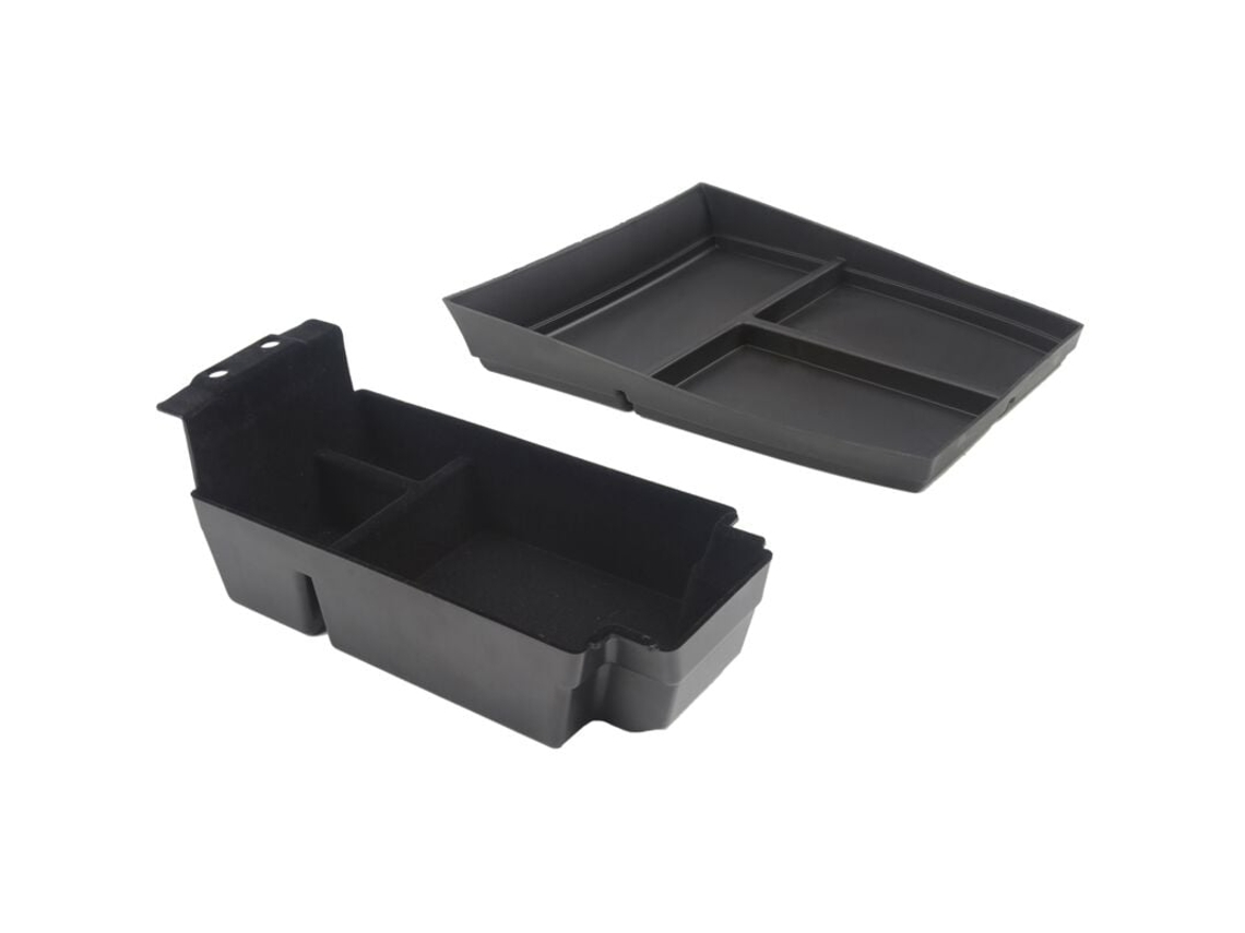 2 Caixas de Armazenamento para X Trail Xtrail 2022: Organizador de Console Central, Bandeja, Apoio de Braço e Gaveta, Slowmoose