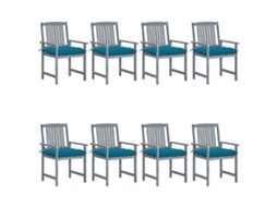 Garden Chair, Garden Chairs Vidaxl Cinzeto Madeira (n/a)