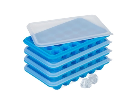 Conjunto De Moldes Para Cubos De Gelo Com 4 Diamantes Rxs