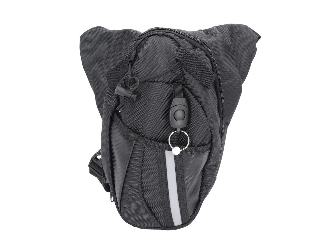 Bolsa de Perna Mali para Homens e Mulheres, Tela Oxford, Ajustável, com Faixa Reflexiva