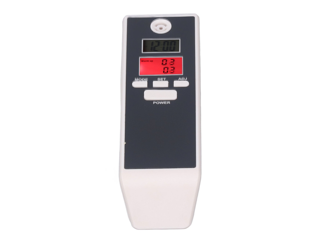 Testador de Respiração Digital, Display LCD Duplo, Alarme Sonoro, Teste de Álcool S/MARCA