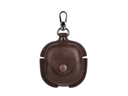 Capa CZHHMART para Samsung Galaxy Buds 3 Pro / Buds 3 com Trava de Segurança (marrom camuflado)