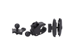 Suporte Mali para GPS de moto com braço de bola de 1 polegada, ajustável, para guidão de 19 a 30mm