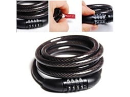Cadeado Antifurto De 4 Dígitos Para Bicicleta, Mini Cadeado Dobrável Com Corrente, Trava De Segurança Para Motocicleta E Bicicleta Aquaforge