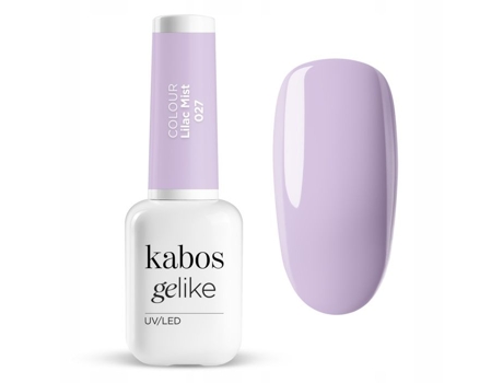 Verniz Híbrido Uv Led Kabos Gelike 027 Lilac Mist 8 Ml