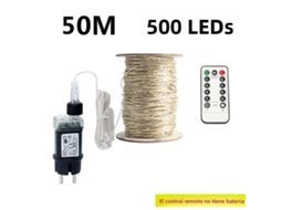 Cordão de Luzes Led , Ideal para Decoração de Natal, Etc. MDUG (50 M de Comprimento, 500 Leds)