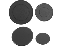 Conjunto De 4 Tampas Para Queimadores De Cozinha, 100 X 75 X 75 X 55 Mm, Acabamento Fosco, Tampas Pl Gokoco