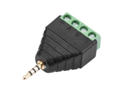 Adaptador Plug 2.5mm 4pole Para Terminal Av
